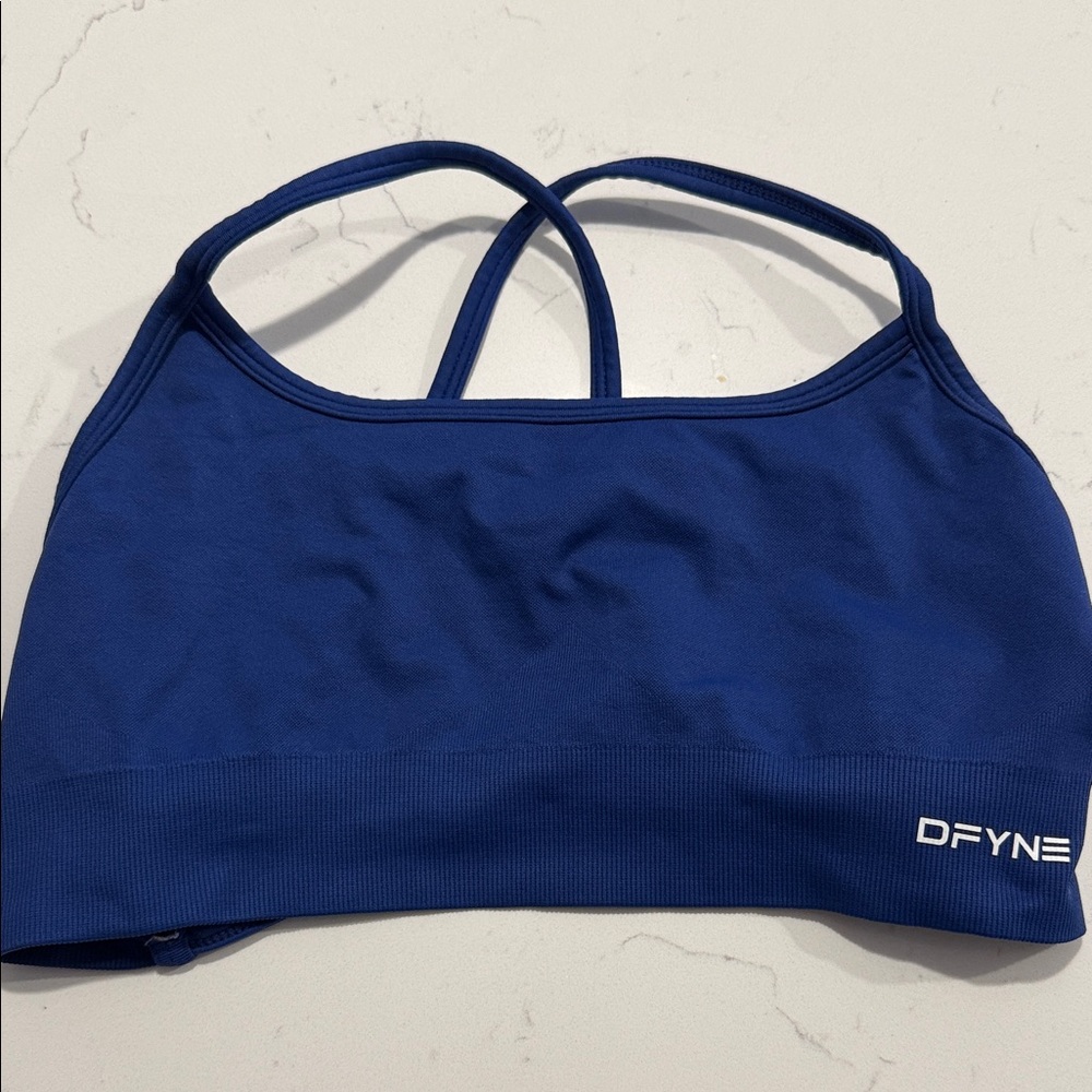 DFYNE Navy Sports Bra